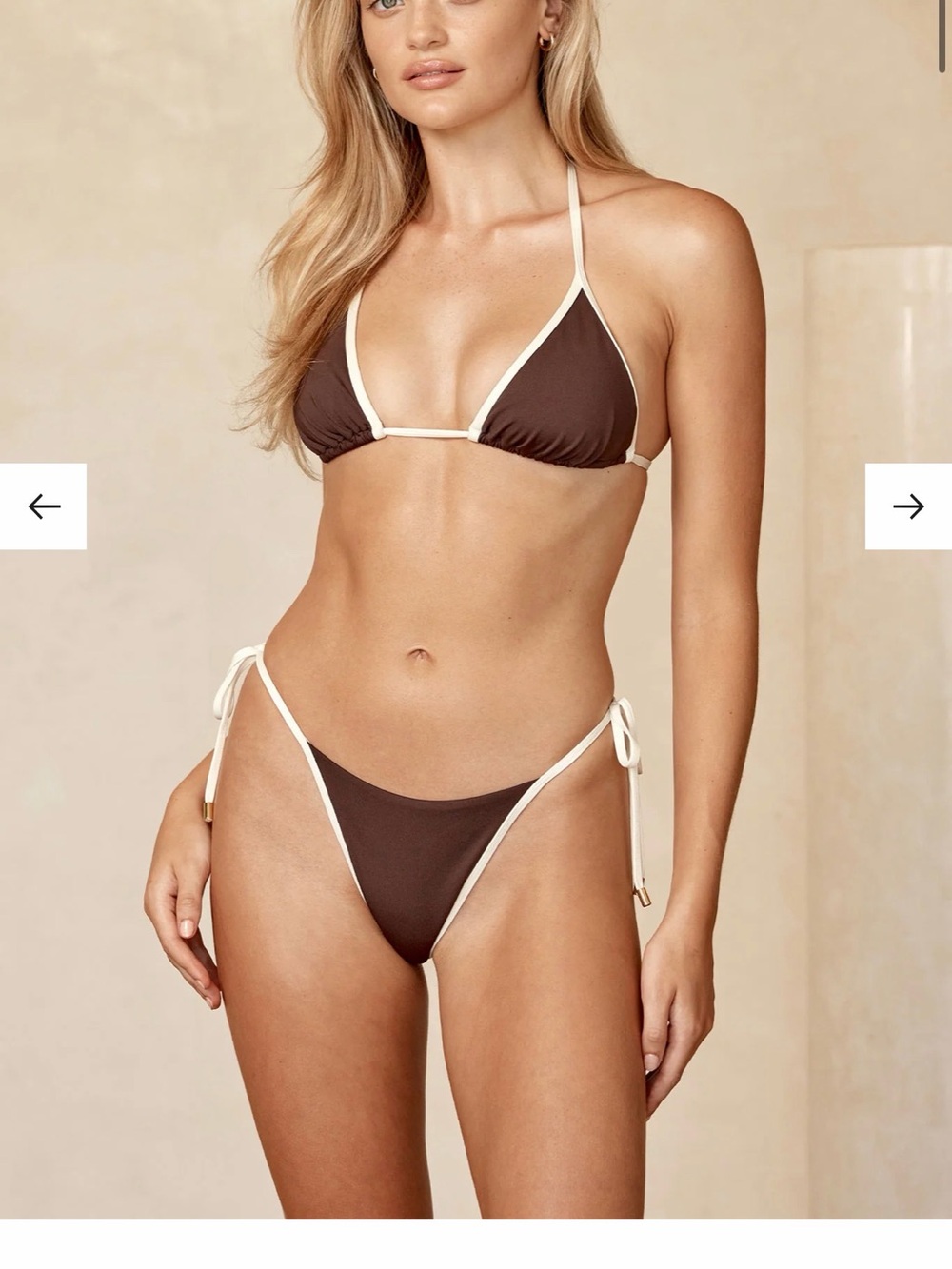 Brand new Monday swimwear palma Triangle bikini set